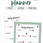 Ladybug Planner {2 page}