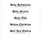 Five Solas Wall Art {10+ pages}